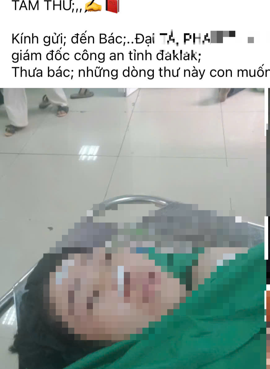 Công an làm việc với MC phản ánh sai việc chậm thụ lý vụ hành hung 1 Công an làm việc với MC phản ánh sai việc chậm thụ lý vụ hành hung - Ảnh 1.