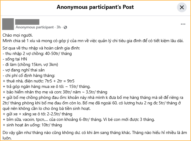 Vợ chồng Hà Nội lương 50 triệu, còn ở thuê vẫn trả góp mua ô tô 15 triệu/tháng: Dân mạng muốn đồng cảm cũng khó- Ảnh 1.