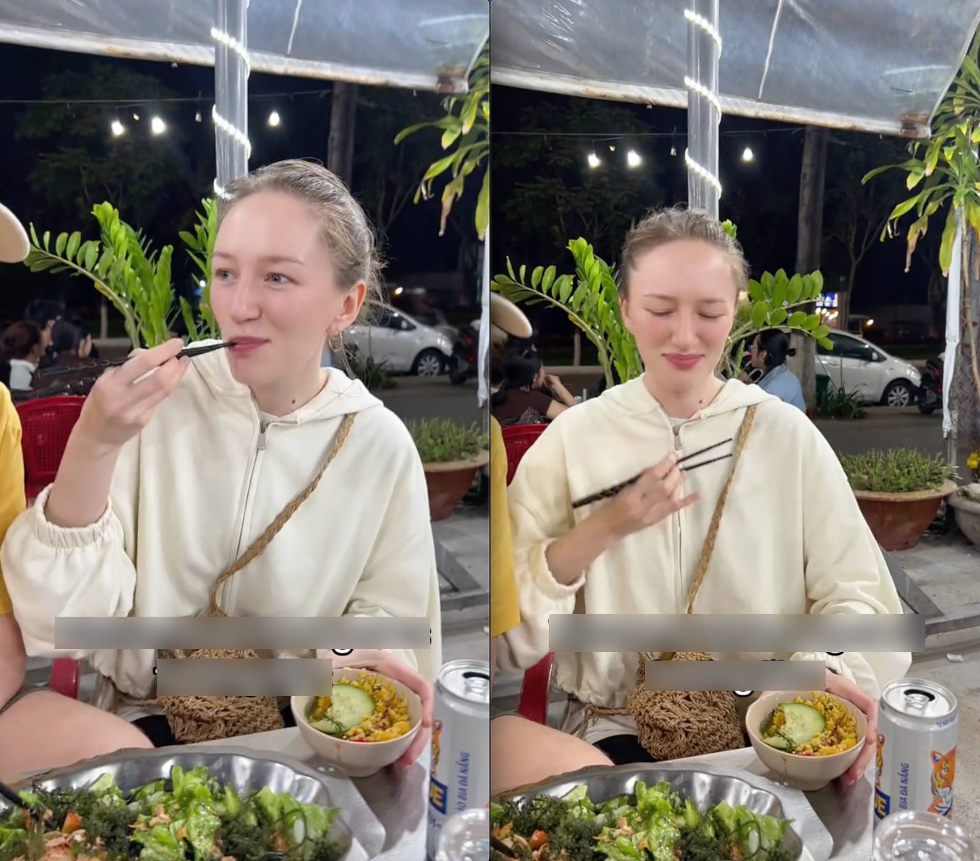 Đi ăn lúc 2h sáng, 3 vị khách Tây phản ứng đầy hài hước trong quán bình dân ở Việt Nam- Ảnh 1.