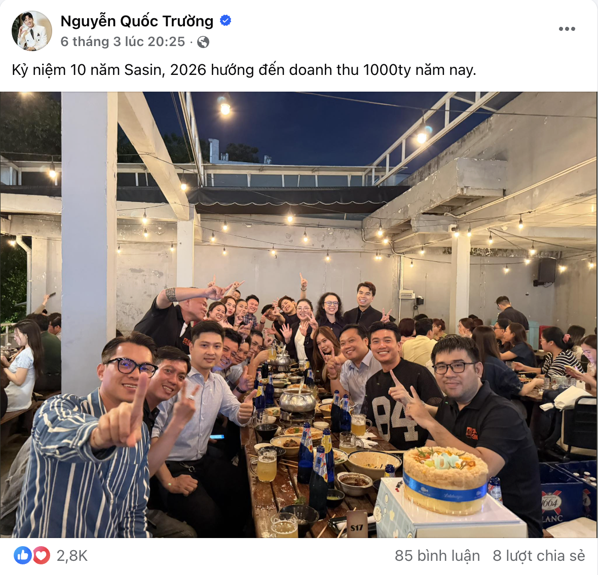 Diễn viên Quốc Trường đang làm gì với thương hiệu mì cay 7 cấp độ mà ôm mộng 1000 tỷ?- Ảnh 1.