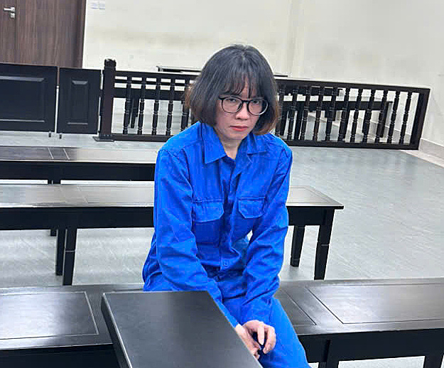 Đào Thị Lan Phương tại tòa. Ảnh: Danh Lam