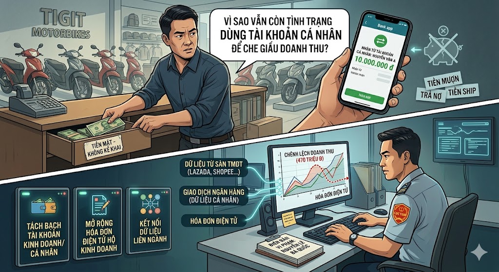 Dùng tài khoản cá nhân che giấu doanh thu để trốn thuế, bịt kẽ hở cách nào?- Ảnh 1.