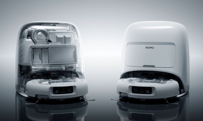 Robot hút bụi Romo của DJI. Ảnh: DJI