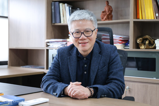 GS Ngô Bảo Châu tại Viện Nghiên cứu cao cấp về Toán (VIASM), tháng 2/2026. Ảnh: Thanh Hằng