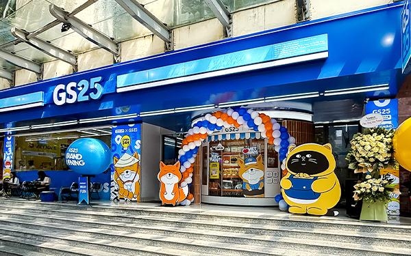 Một trong những cửa hàng tiện lợi GS25 Việt Nam tại Hà Nội. Ảnh: GS25 Việt Nam