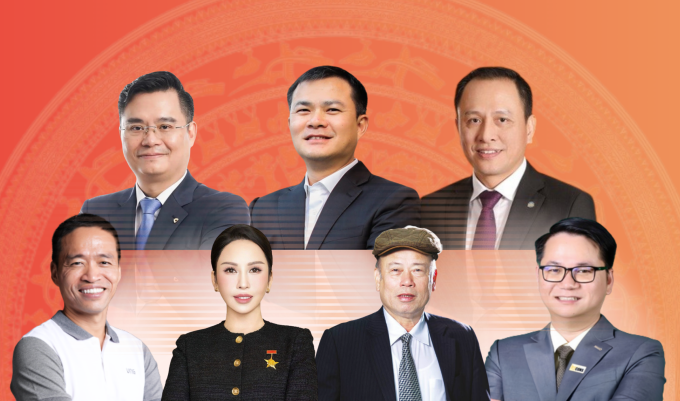 Một số doanh nhân ứng cử đại biểu Quốc hội khóa XVI (hàng trên) và đại biểu HĐND cấp tỉnh nhiệm kỳ 2026-2031 (hàng dưới). Ảnh: Phương Đông