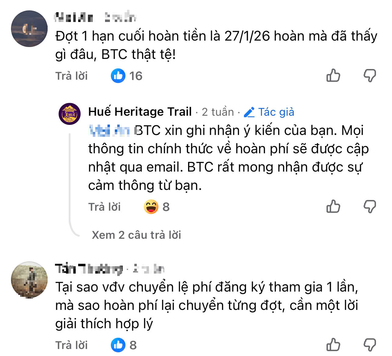 Giải chạy Huế bị hủy chưa hoàn tiền cho VĐV có thể mời công an vào cuộc - Ảnh 4.