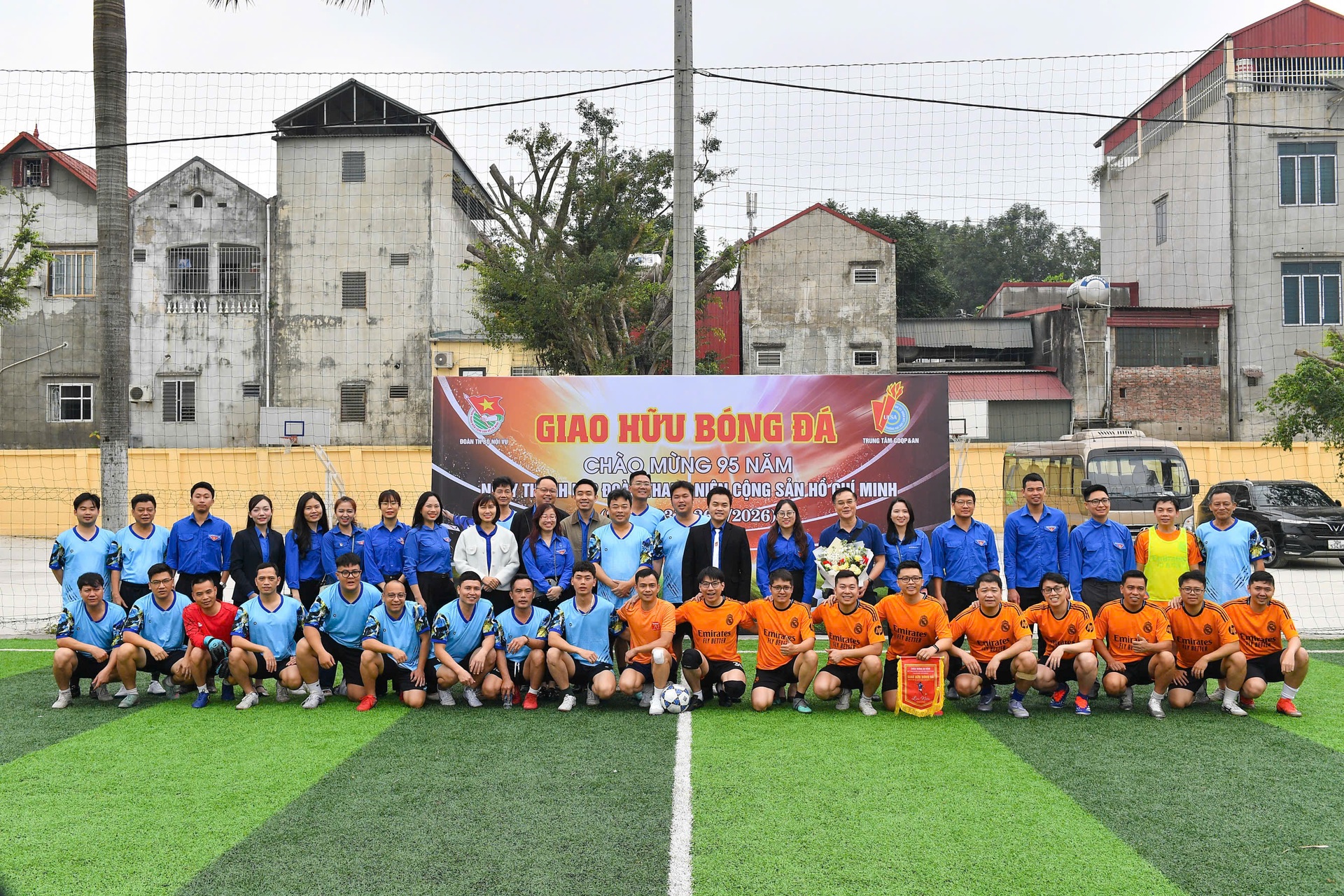 Giao hữu bóng đá kỷ niệm 95 năm Ngày thành lập Đoàn TNCS Hồ Chí Minh - 1