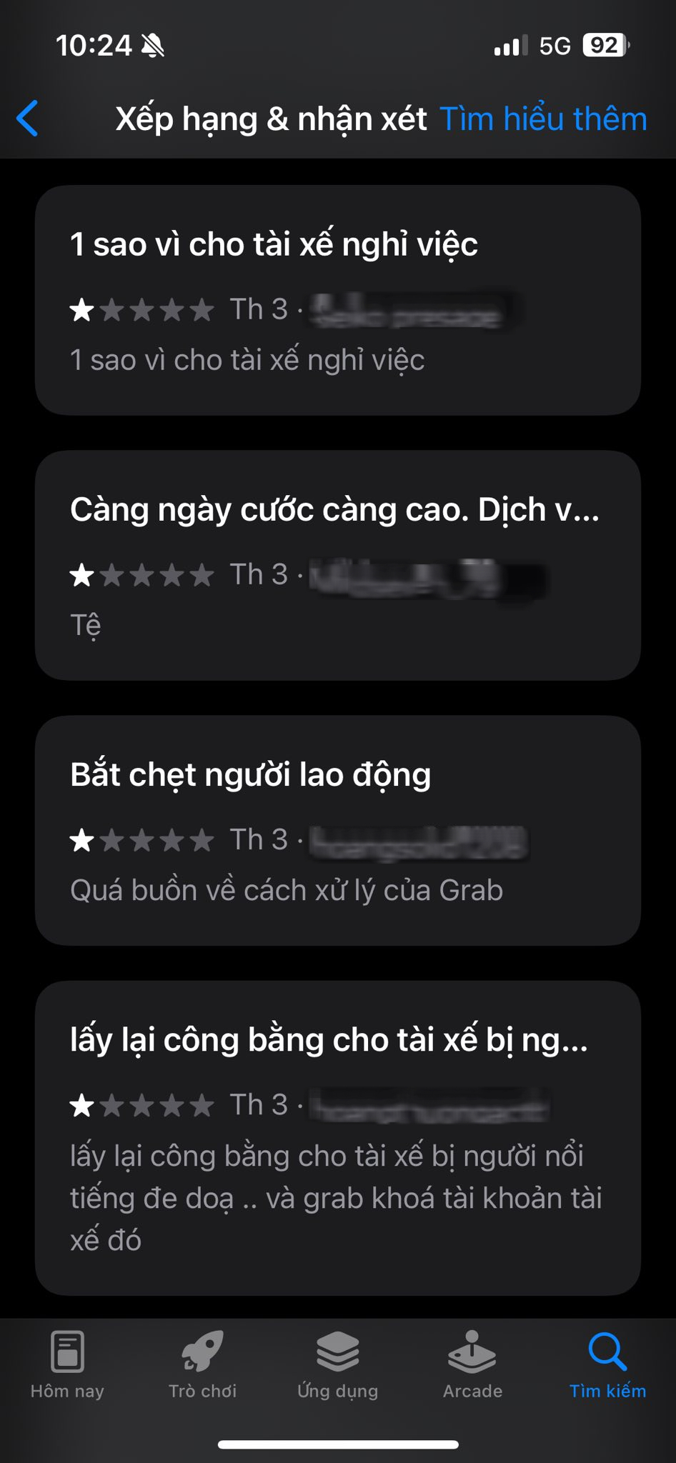Grab nhận “bão 1 sao”- Ảnh 1.