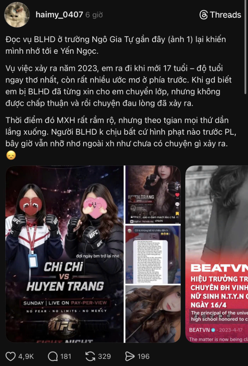 Hà Nội: Gia đình 2 nữ sinh bạo lực mạng bạn cùng lớp xin thôi học cho con - 1