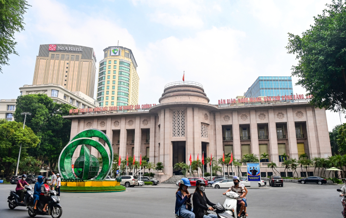 Trụ sở Ngân hàng Nhà nước Việt Nam tại phường Hoàn Kiếm, Hà Nội. Ảnh: Giang Huy