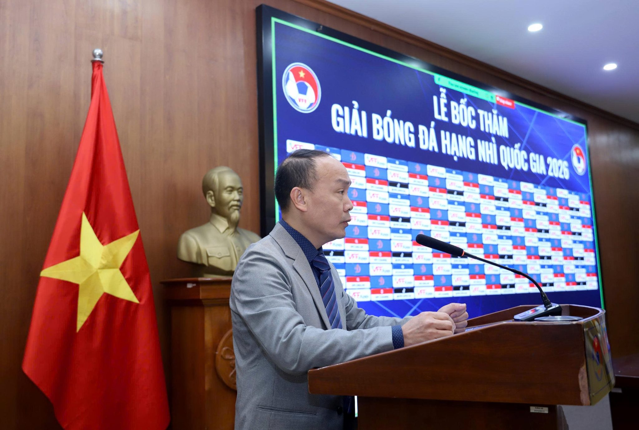 Chính thức xác định bảng đấu giải hạng nhì quốc gia 2026: Hấp dẫn, cực khó đoán!- Ảnh 1.