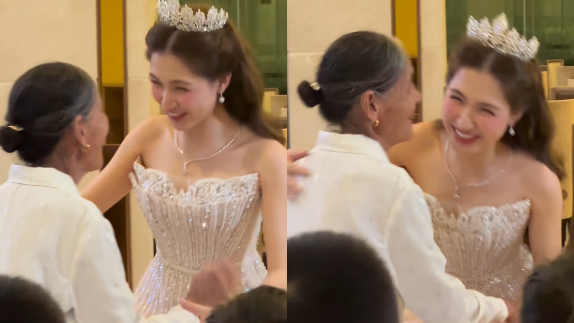 Rộ ảnh Hoà Minzy mặc váy xoè lộng lẫy như cô dâu đón khách- Ảnh 1.