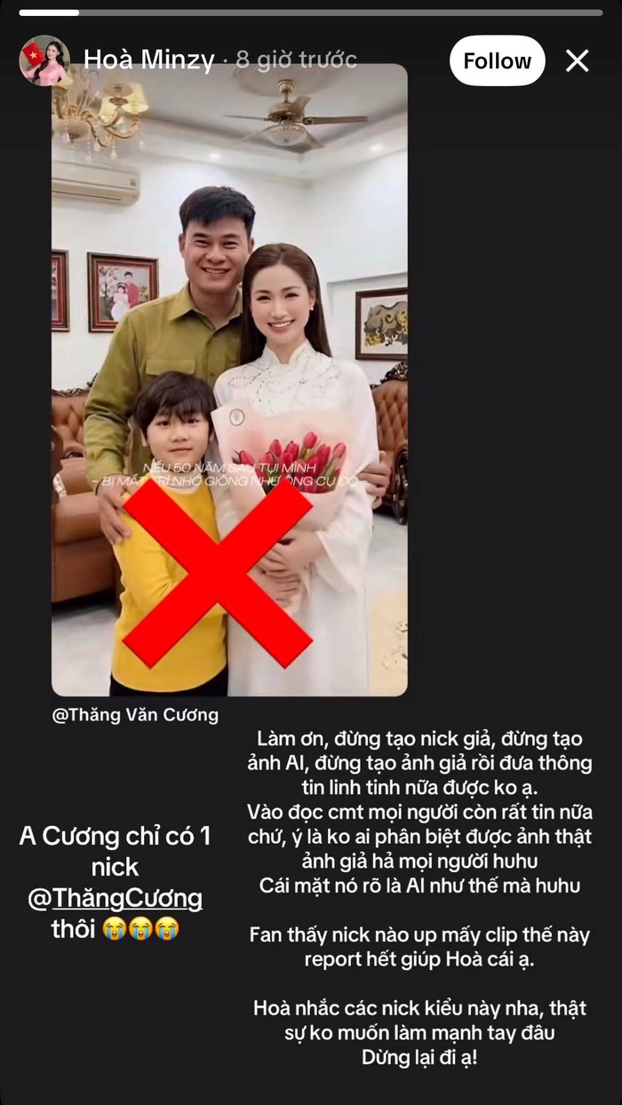 Hòa Minzy lên tiếng làm rõ bức ảnh bé gái treo trong nhà