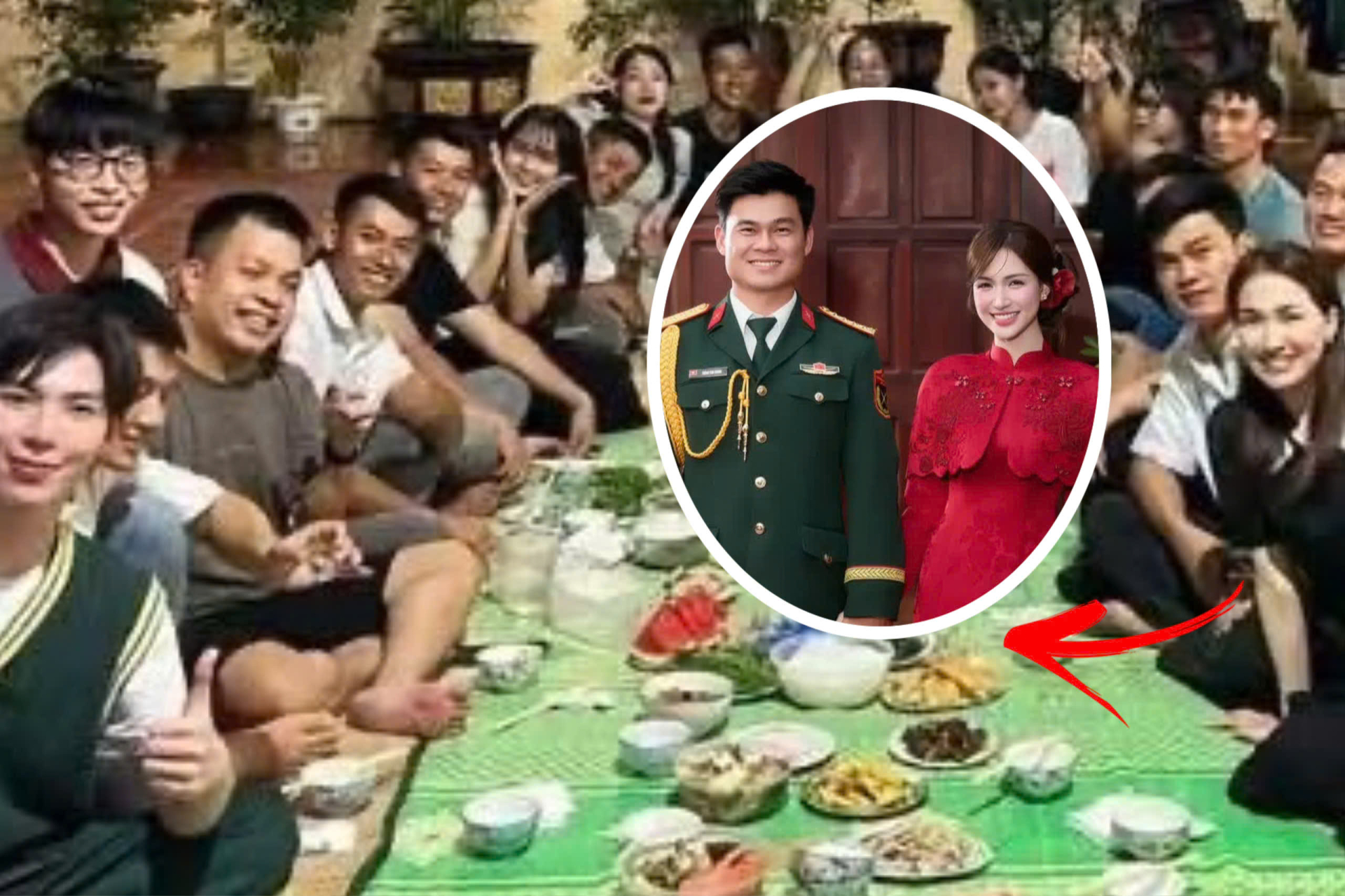 Hòa Minzy và chồng Đại úy tụ họp giản dị bên bạn bè, Erik - Đức Phúc góp mặt- Ảnh 1.