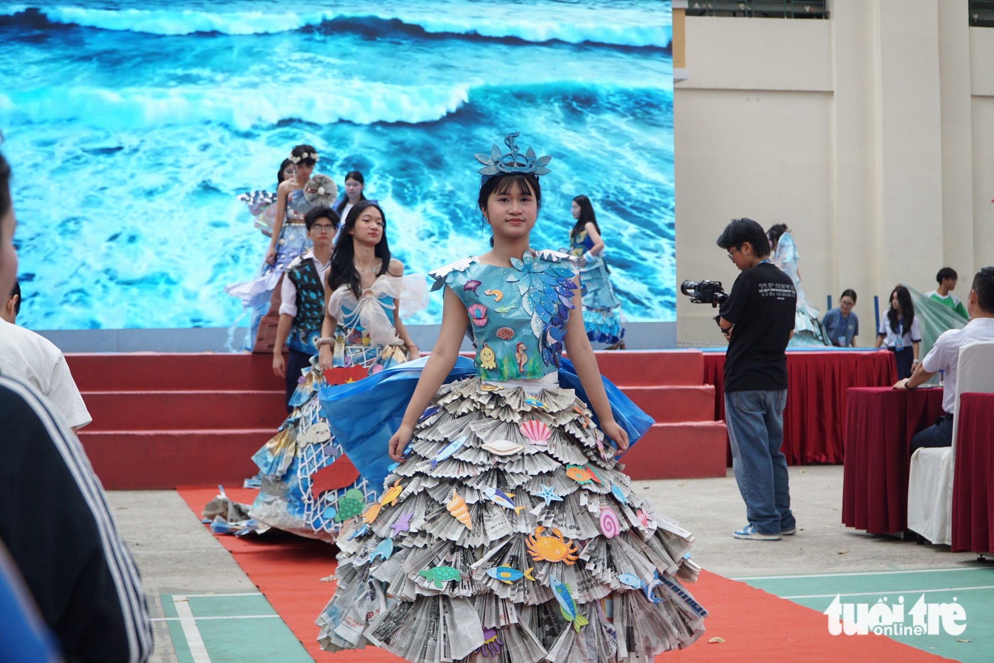 Học sinh khám phá 'Mũi tàu Tổ quốc' qua dự án liên môn 1 Mũi tàu tổ quốc - Ảnh 1.