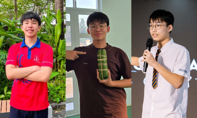 Các thành viên từ trái qua: Minh Khoa, Lâm Tài, Quốc Minh. Ảnh: Nhân vật cung cấp