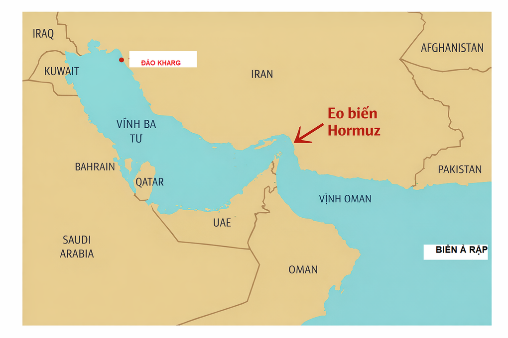 Hòn đảo huyết mạch dầu mỏ của Iran vẫn an toàn trước sóng không kích - 2