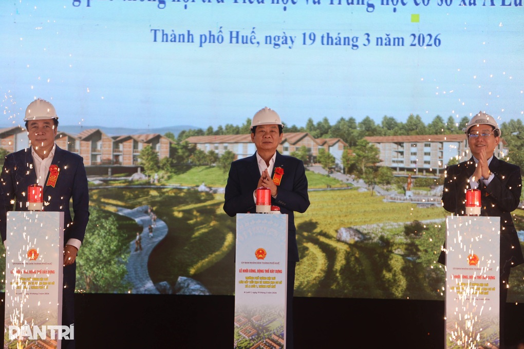 Huế xây dựng 5 trường nội trú liên cấp, 2 công trình sắp về đích - 1