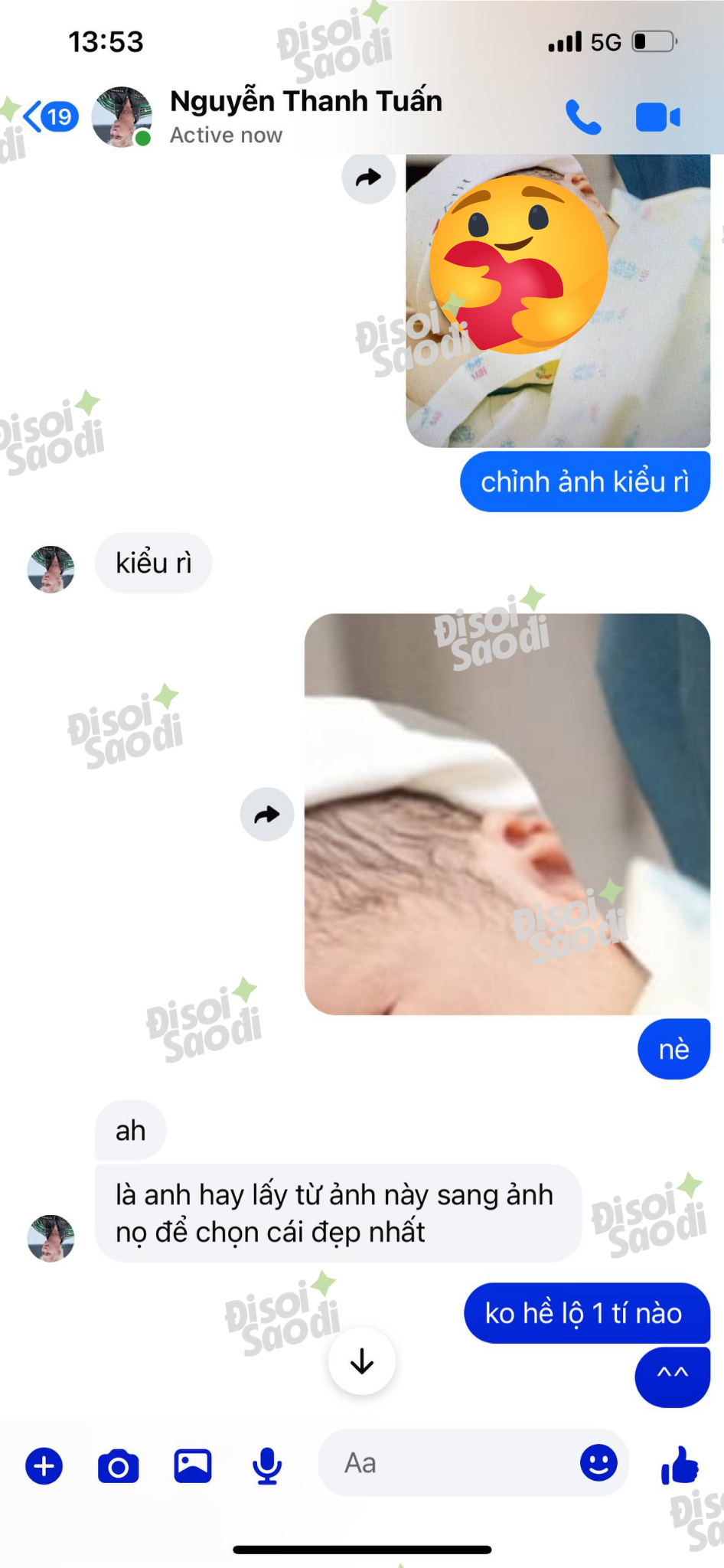 JustaTee inbox thẳng bệnh viện để chứng minh đưa Trâm Anh đi đẻ bé 3!- Ảnh 1.