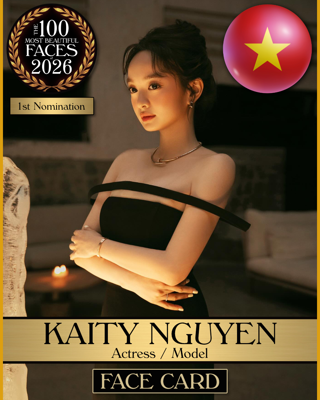 Thêm 1 mỹ nhân Việt lọt đề cử gương mặt đẹp nhất thế giới 2026: 