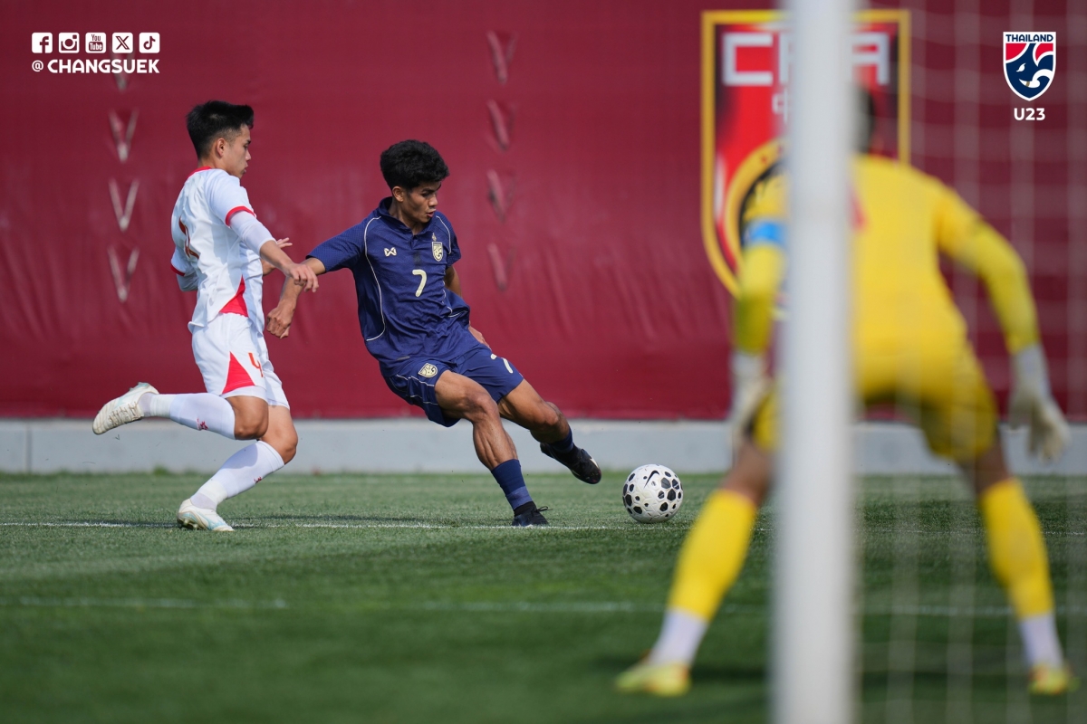 Kết quả U23 Việt Nam thua 0-1 U23 Thái Lan tại CFA Team China 2026- Ảnh 1.