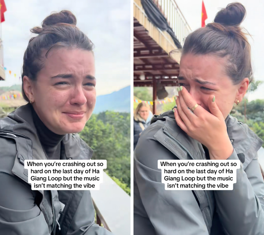 Khách Tây khóc cạn nước mắt vì không nỡ rời đi nhưng phản ứng sau đó khiến ai nấy cũng cạn lời- Ảnh 1.