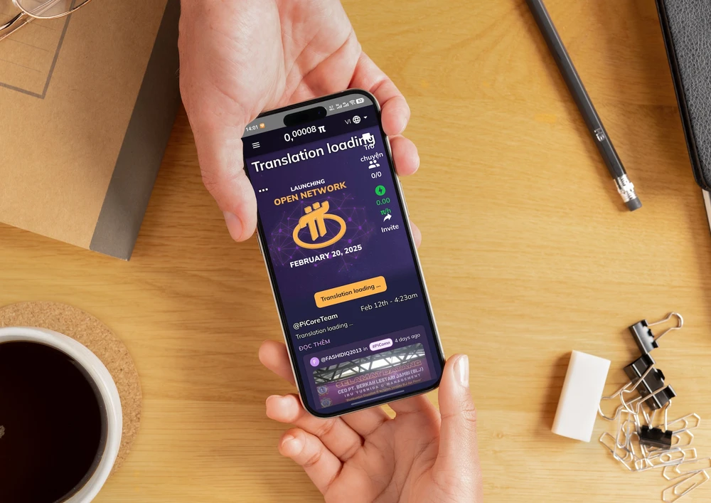 Pi - một loại tiền kỹ thuật số. Ảnh: Ảnh: TIỂU MINH/Canva tiền kỹ thuật số