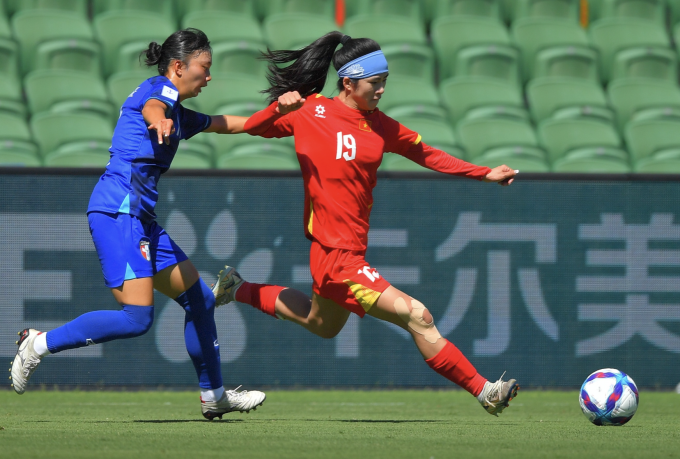 Việt Nam thua Đài Loan 0-1 ở lượt hai bảng C Asian Cup nữ 2026 trên sân Perth Rectangular ở Australia, ngày 7/3/2026. Ảnh: AFC