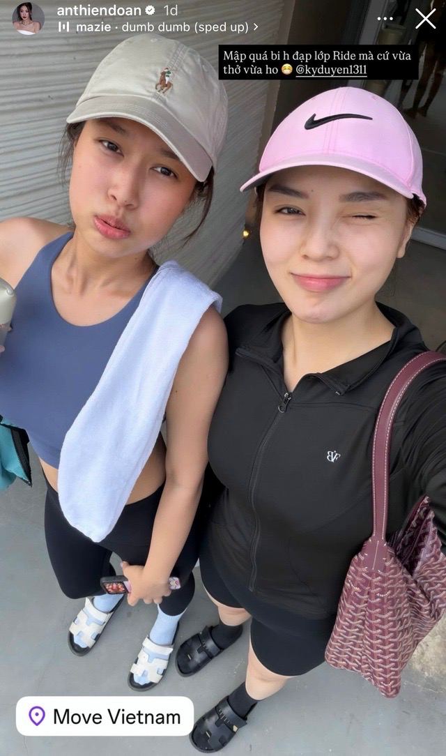 Kỳ Duyên rủ Thiên Ân làm đẹp, tiện 