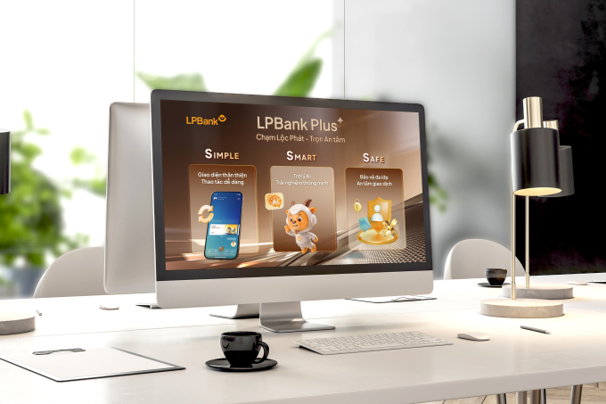 Ứng dụng LPBank Plus. Ảnh: LPBank