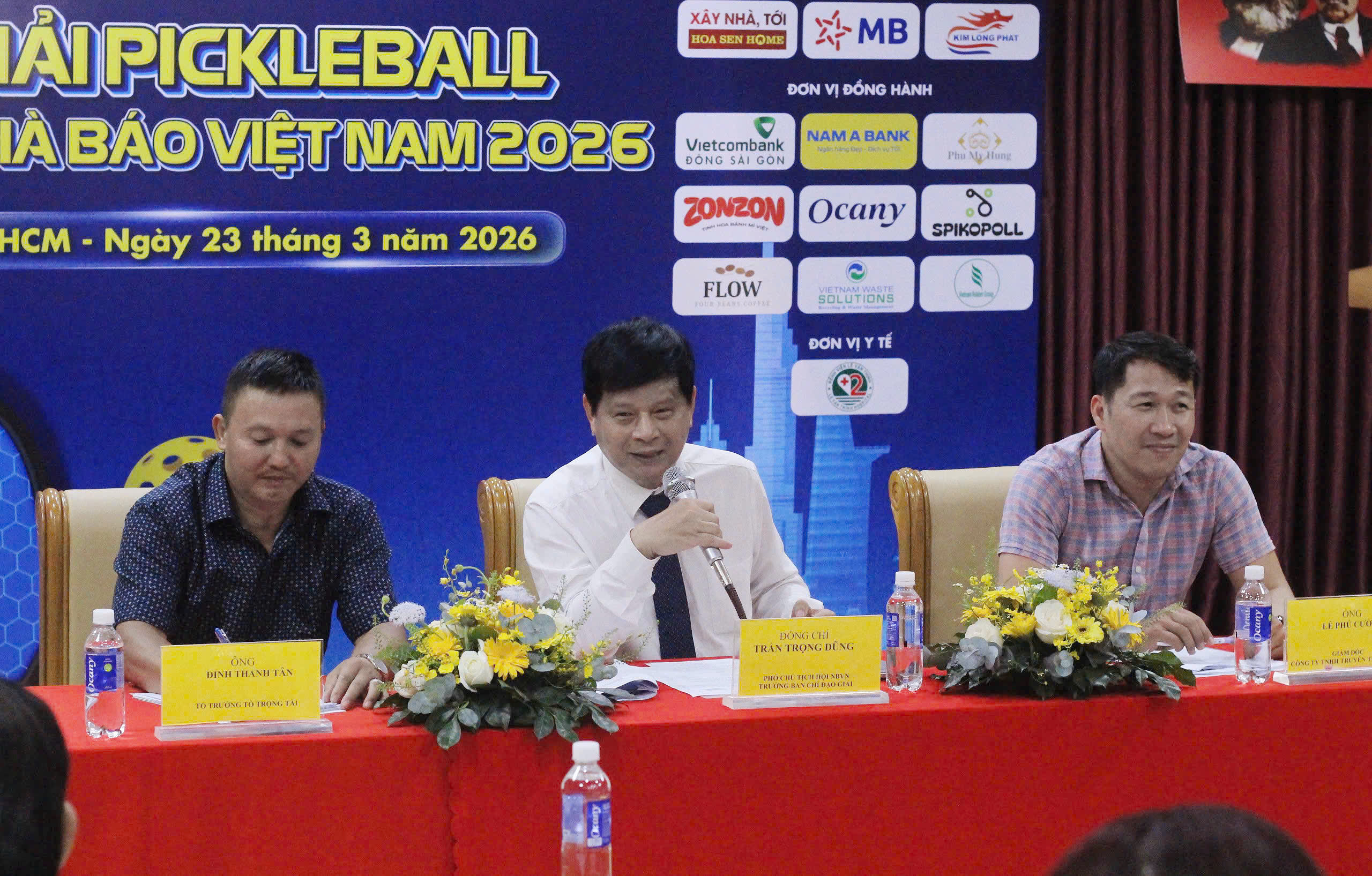 Lần đầu tiên tổ chức giải pickleball cho người làm báo tại Việt Nam - Ảnh 1.