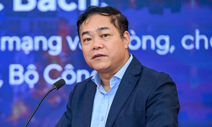 Đại tá Hoàng Ngọc Bách, Cục An ninh mạng và phòng, chống tội phạm sử dụng công nghệ cao . Ảnh: Minh Sơn