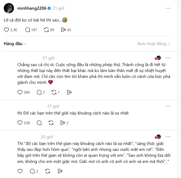 Minh Hằng: Lỡ cả đời không có bài hit thì sao…- Ảnh 1.