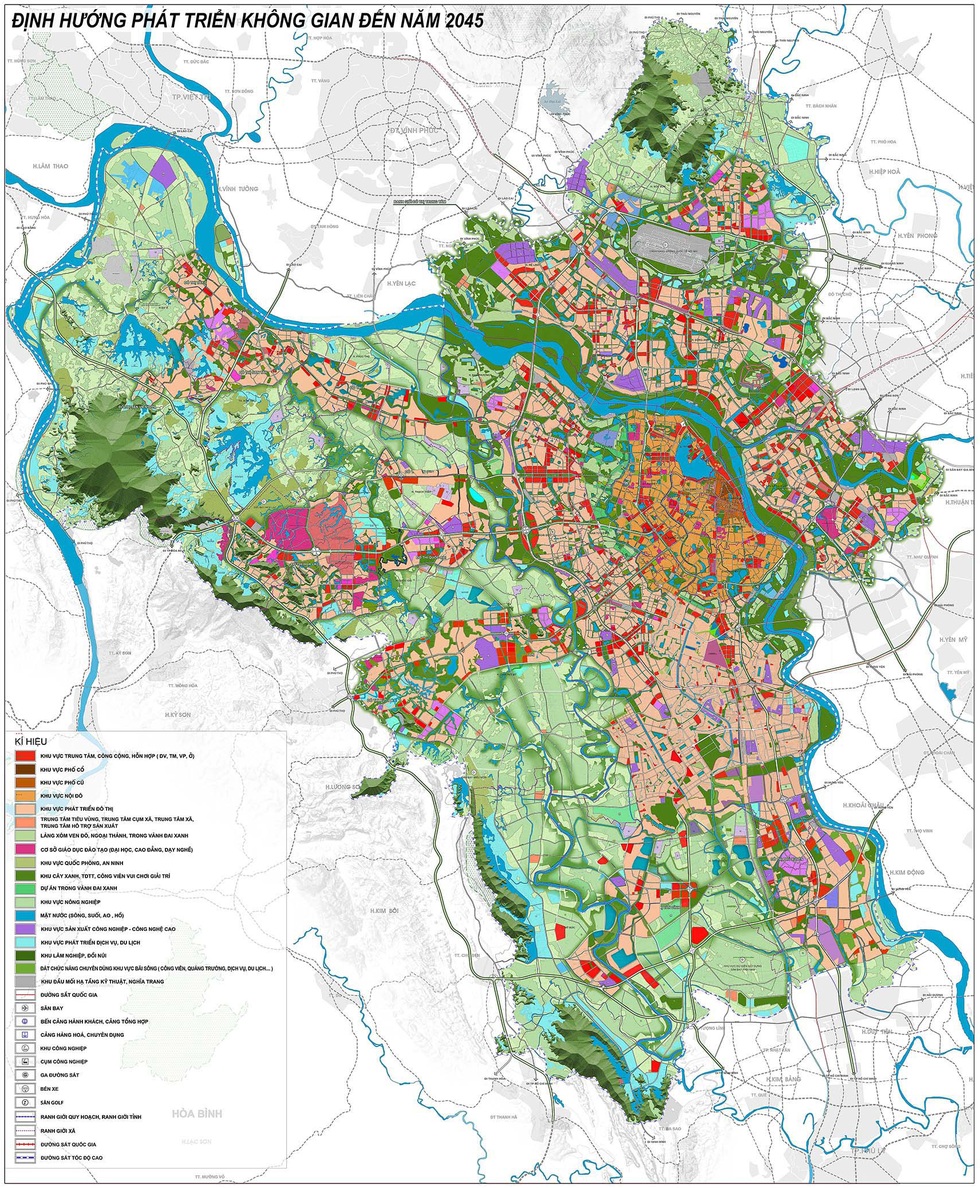 Lộ diện 12 khu vực Hà Nội muốn phát triển không gian trong 100 năm tới - 1