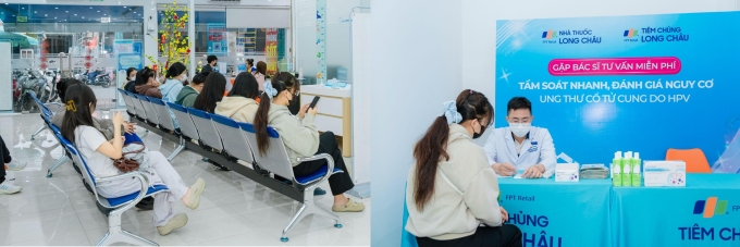 Chuỗi sự kiện tầm soát, tư vấn cùng bác sĩ thu hút đông đảo người dân quan tâm. Theo chuyên gia y tế, tầm soát sớm giúp mỗi người chủ động hơn trong việc phòng ngừa, chăm sóc sức khỏe và xây dựng phác đồ điều trị phù hợp. Ảnh: LC