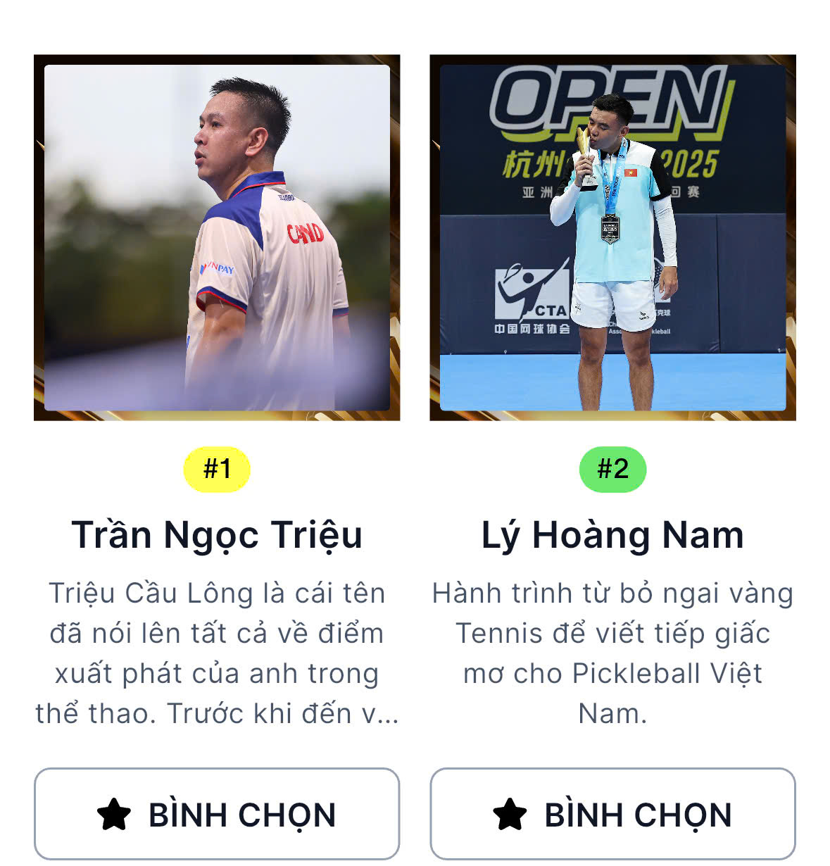 Pickleball: Lý Hoàng Nam cạnh tranh hấp dẫn với Triệu 'cầu lông'- Ảnh 1. Pickleball: Lý Hoàng Nam cạnh tranh hấp dẫn với Triệu 'cầu lông'- Ảnh 1.