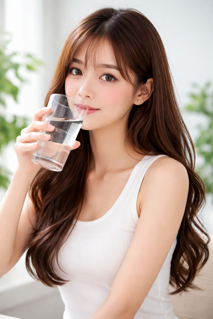 Các cơ chế sinh học như giảm cảm giác khát, tăng bài tiết nước tiểu và tạo cảm giác đầy bụng được thiết kế để ngăn cơ thể hấp thu quá nhiều nước trong thời gian ngắn. Tạo ảnh AI: HỒNG ĐÀO