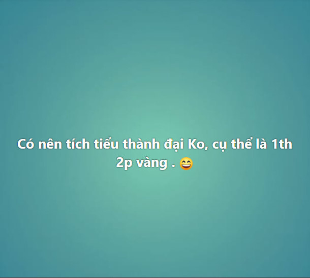 Mat toi cua viec mua vang hang thang