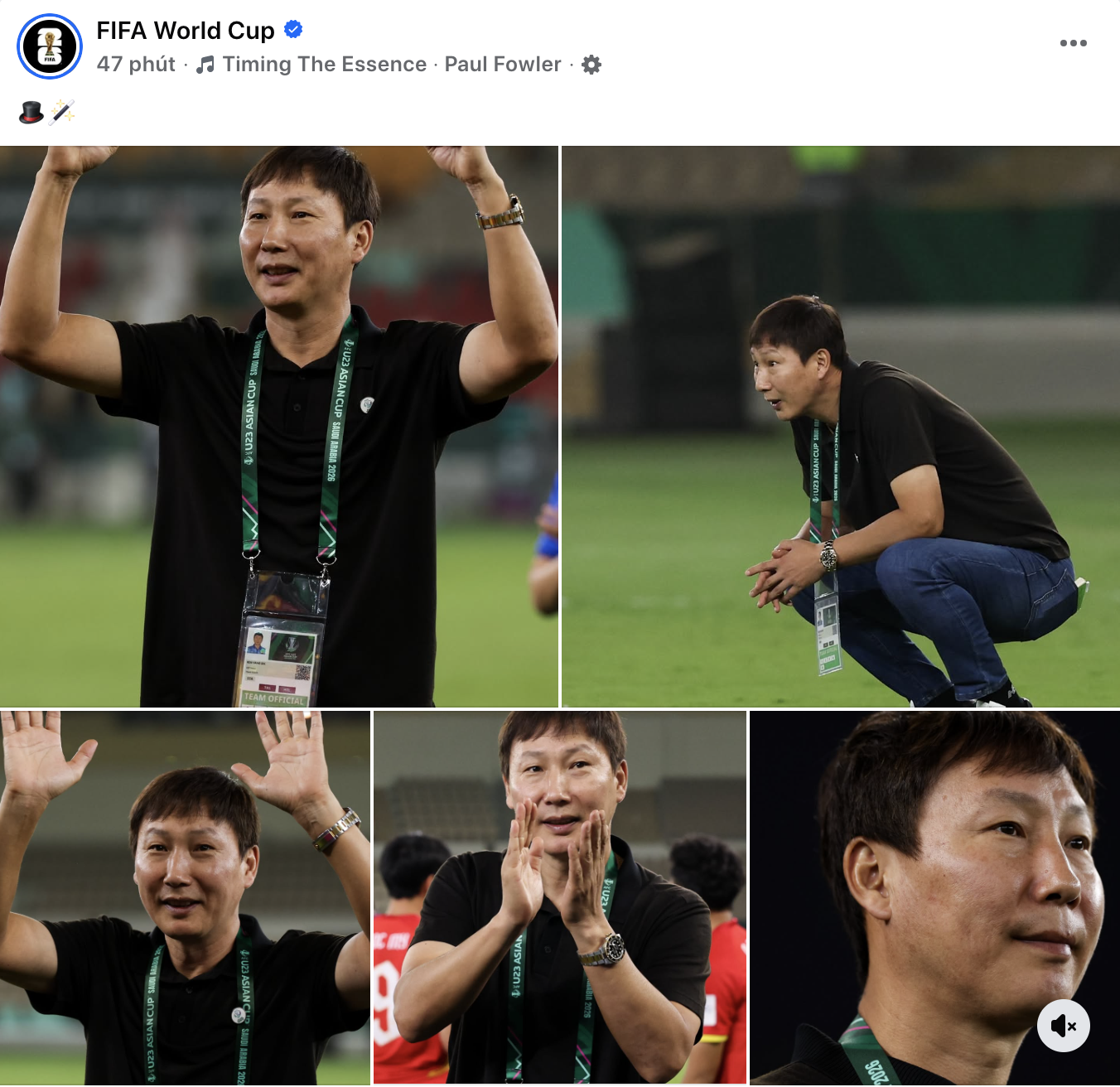 FIFA bất ngờ cho HLV Kim Sang-sik 'lên sóng': Mê ma thuật thầy Hàn- Ảnh 1.