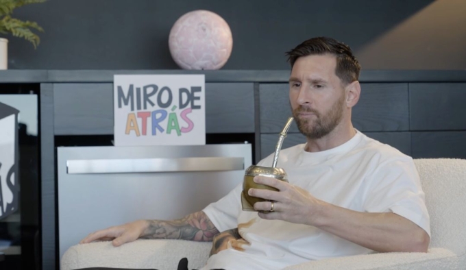 Messi trong cuộc phỏng vấn với kênh Miro de Atrás của Mexico, được đăng tải vào cuối tháng 2.