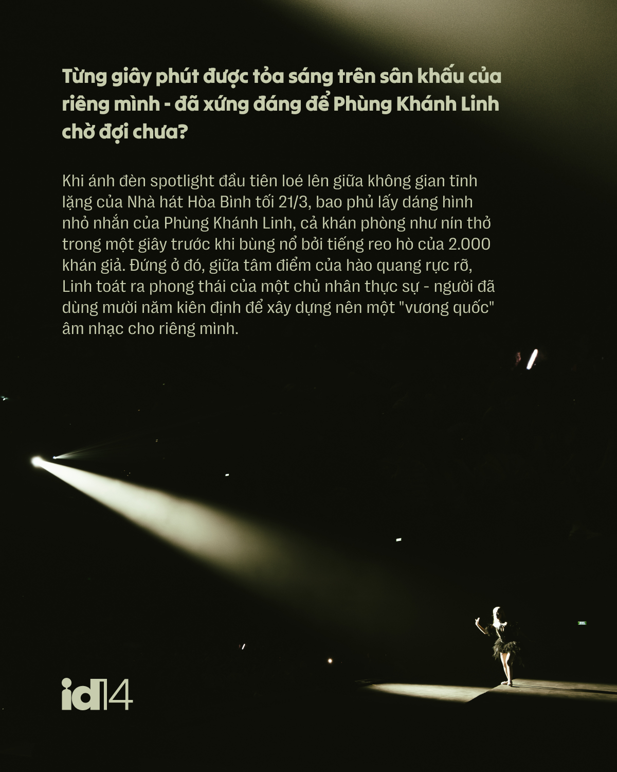 Phùng Khánh Linh: Mười năm cho một khoảnh khắc rực rỡ Giữa Một Vạn Người- Ảnh 1. Phùng Khánh Linh: Mười năm cho một khoảnh khắc rực rỡ Giữa Một Vạn Người- Ảnh 1.