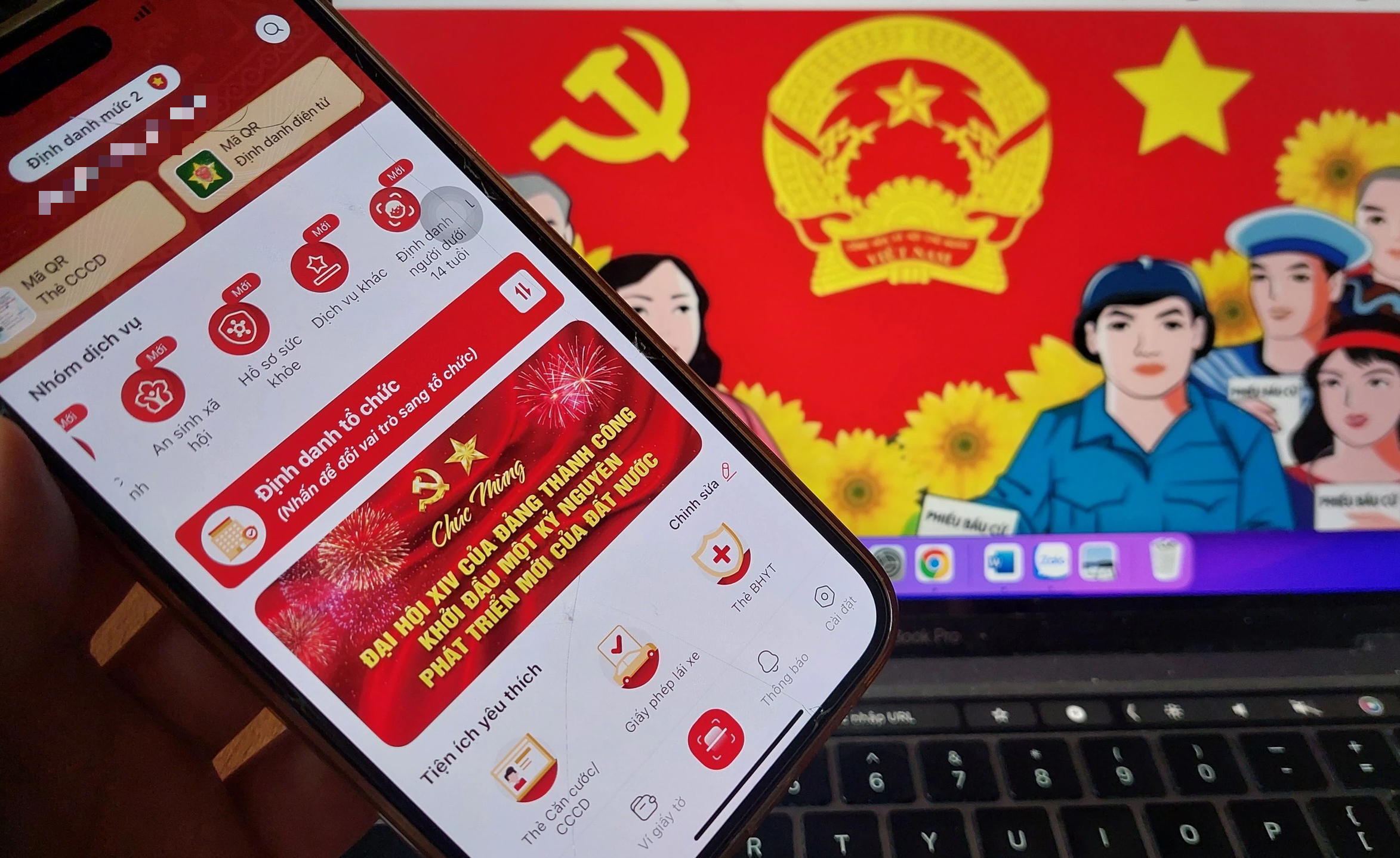 Muốn biết mình sẽ bỏ phiếu bầu cử ở đâu, chỉ cần mở VNeID là có- Ảnh 1.