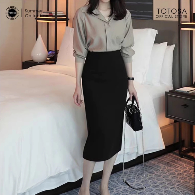 Chân váy bút chì quay trở lại khuynh đảo 2026: Nàng dáng quả lê cứ áp dụng 5 công thức này là gầy đi chục ký- Ảnh 15.