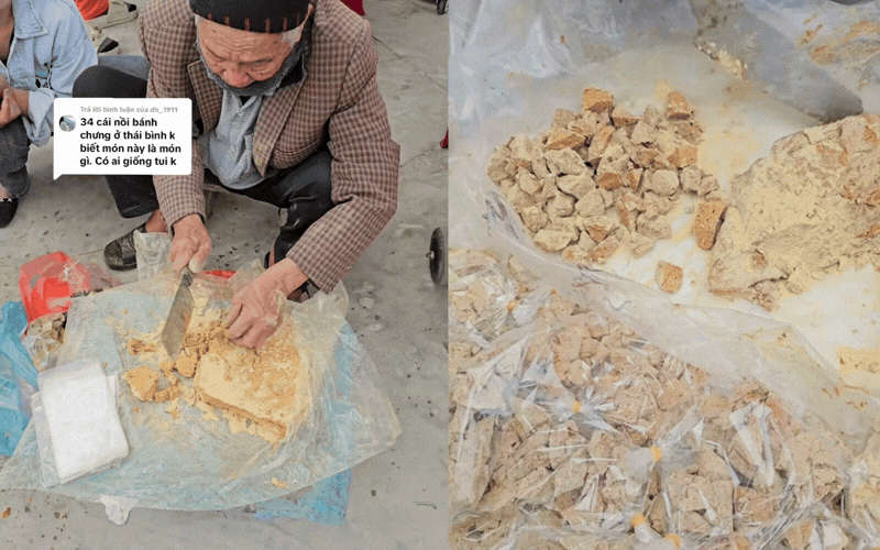 Món kẹo đặc sản Thái Bình cũ 