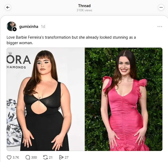 Màn lột xác của người đẹp ngoại cỡ khiến cõi mạng ồn ào: Người khen đẹp, người chê hết sexy- Ảnh 1.