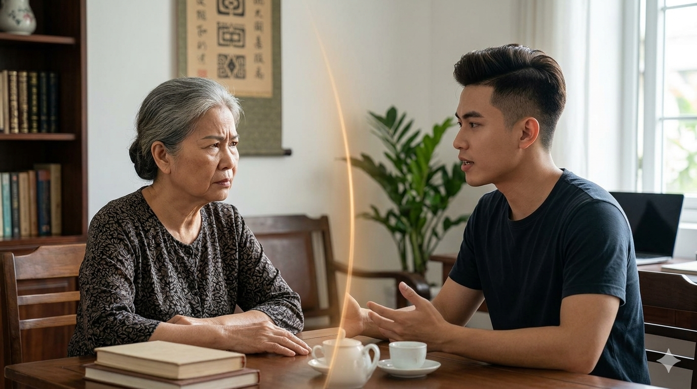 Người trẻ tranh luận bị gắn mác hỗn láo, im im lại thành thiếu tôn trọng 1 tranh luận - Ảnh 1.