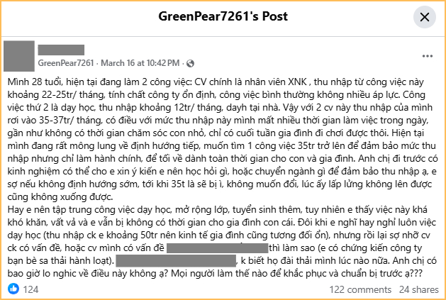 2 vợ chồng kiếm 85-87 triệu/tháng, vợ vẫn lên mạng kêu lo: Nguyên nhân khiến hội 35 tuổi đồng cảm- Ảnh 1.