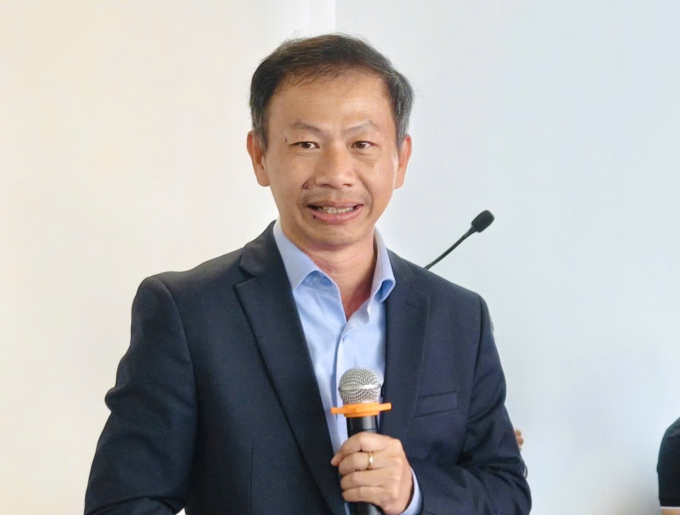 PGS.TS Phạm Trần Vũ, Phó hiệu trưởng Trường Đại học Bách khoa TP HCM, phát biểu tại hội thảo, chiều 20/3. Ảnh: An Phương