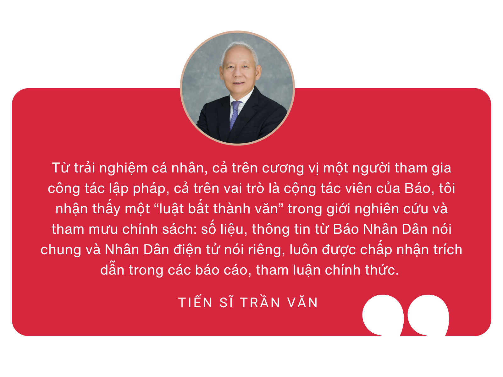 Nhan Dan dien tu Nhung dau an cua chang